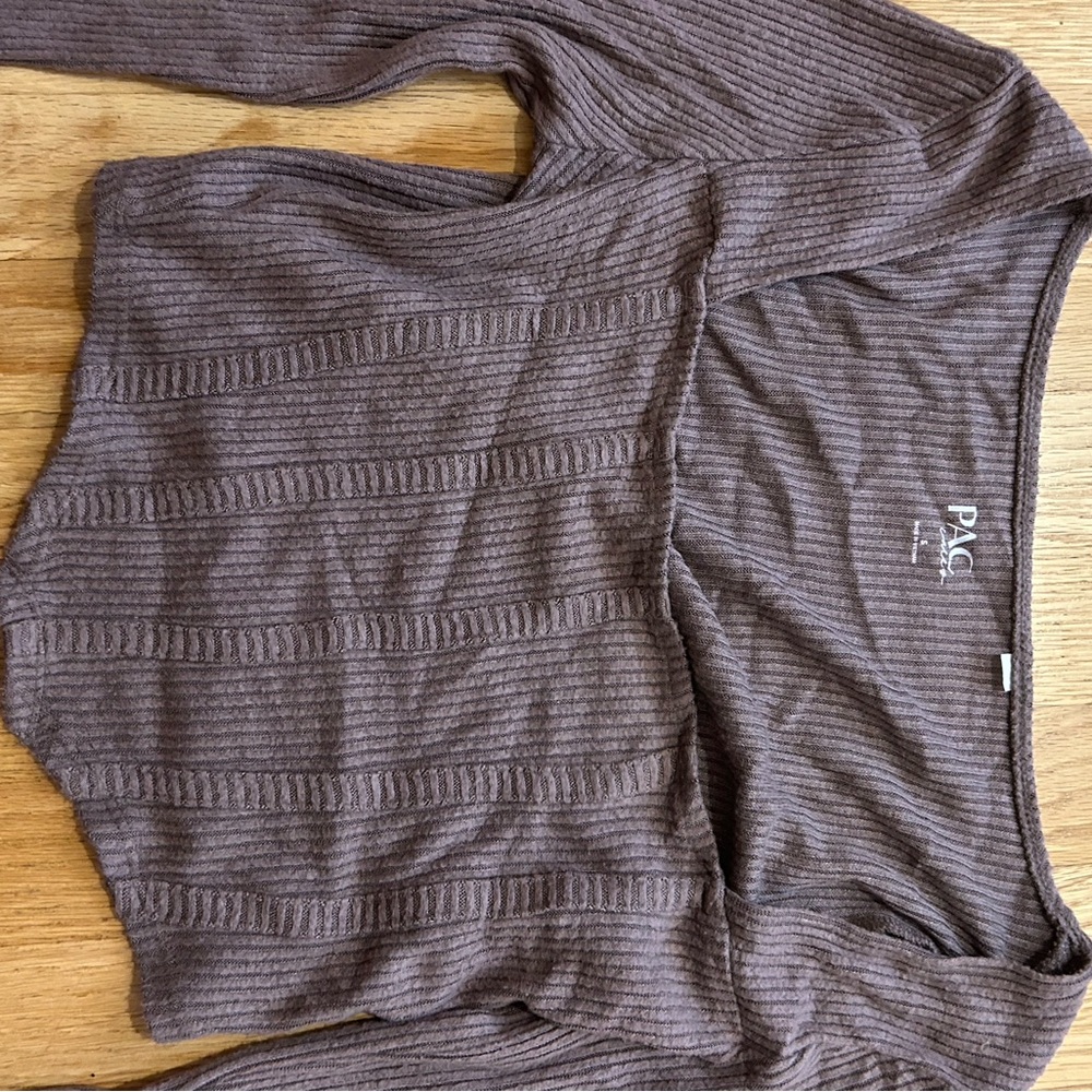 PAC Ribbed Long Sleeve Top